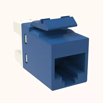 CommScope Cat6 LAN I/O-Blue, (1375055-x)