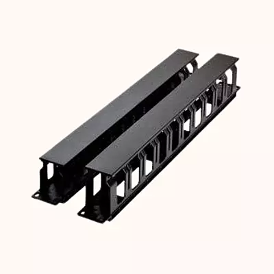 1U PVC CABLE MANAGER