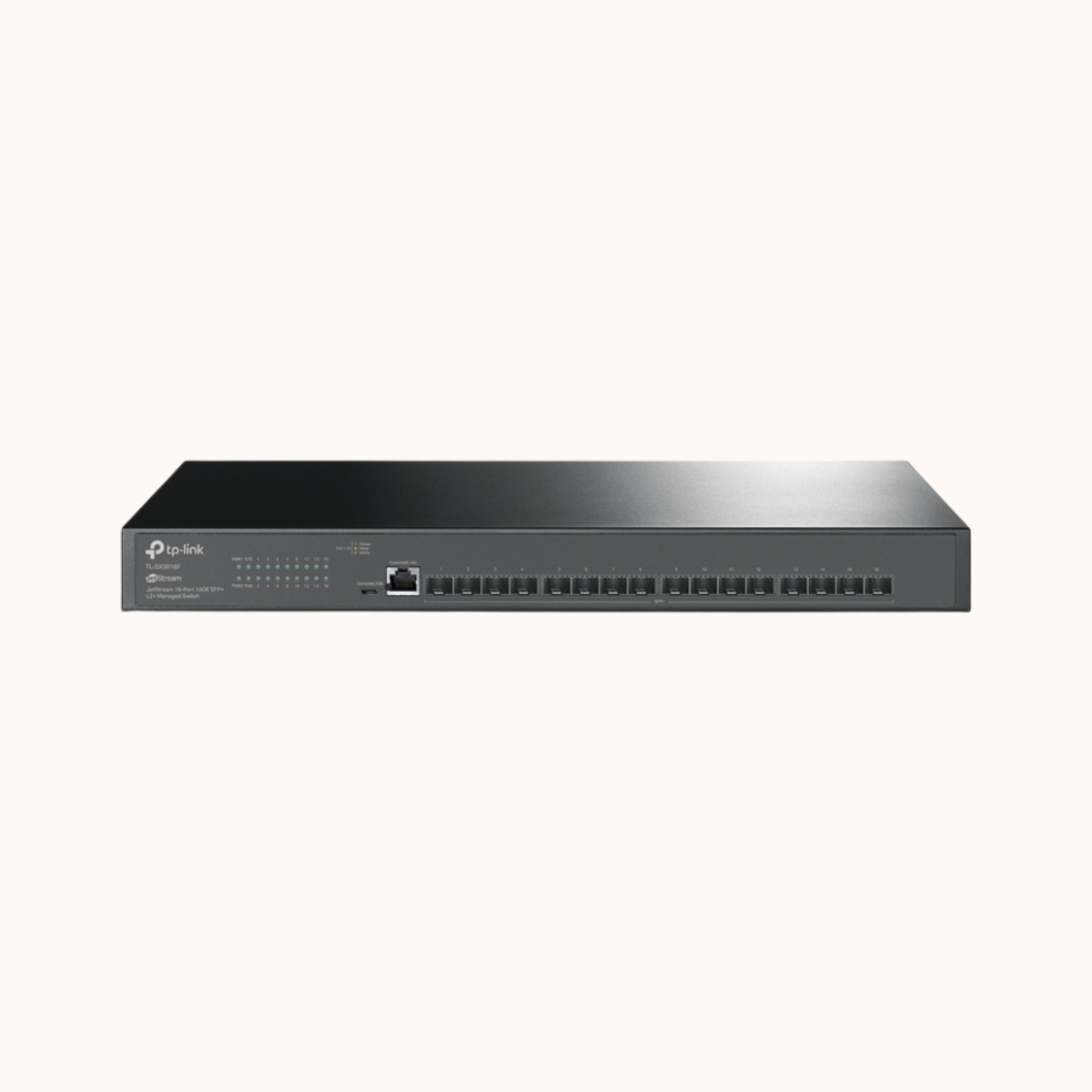 Tp-Link JetStream 16-Port 10GE SFP+ L2+ Managed Switch TL-SX3016F