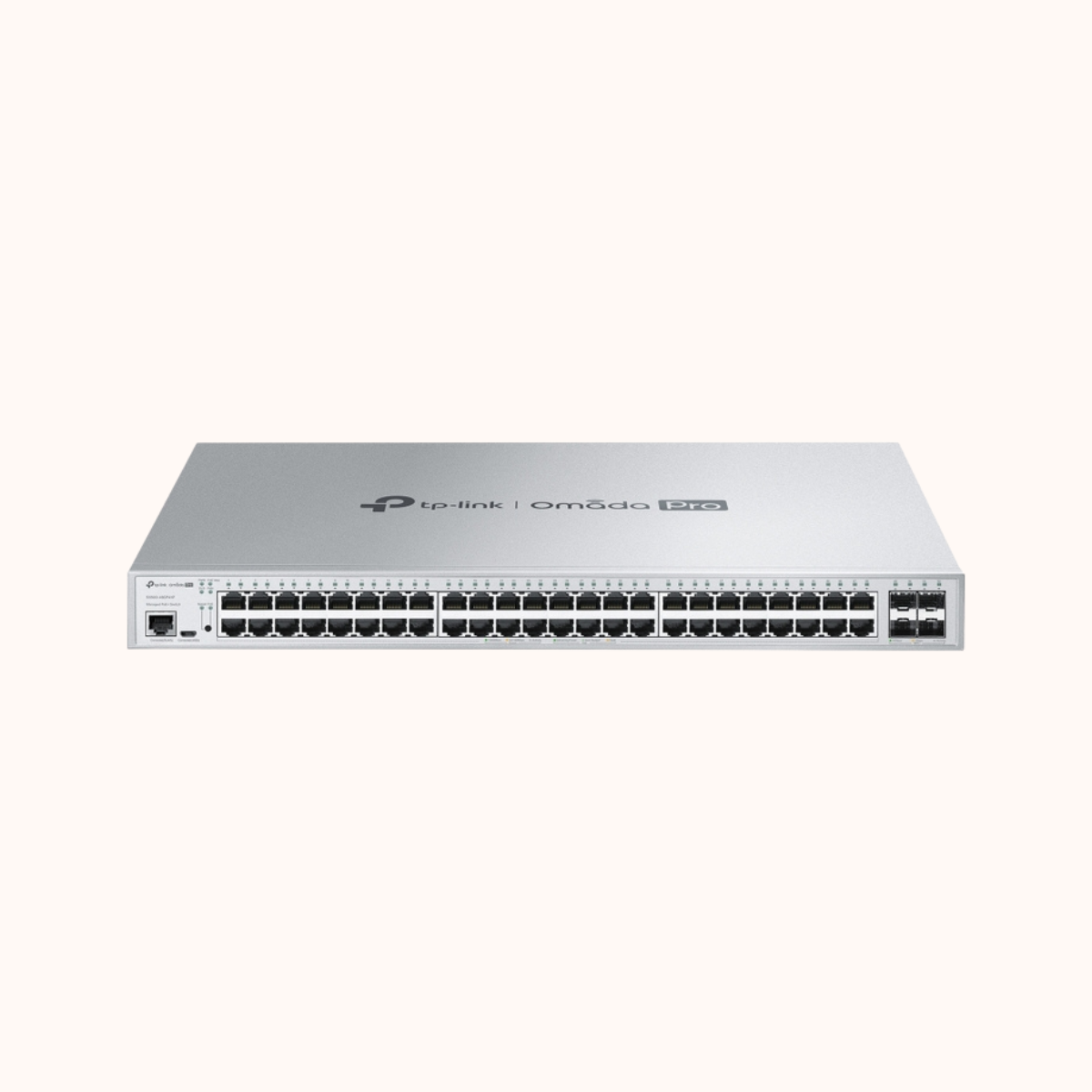TP-Link Omada Pro 48-Port PoE+ Gigabit L2+ Managed Switch with 4 SFP+ Slots-S5500-48GP4XF