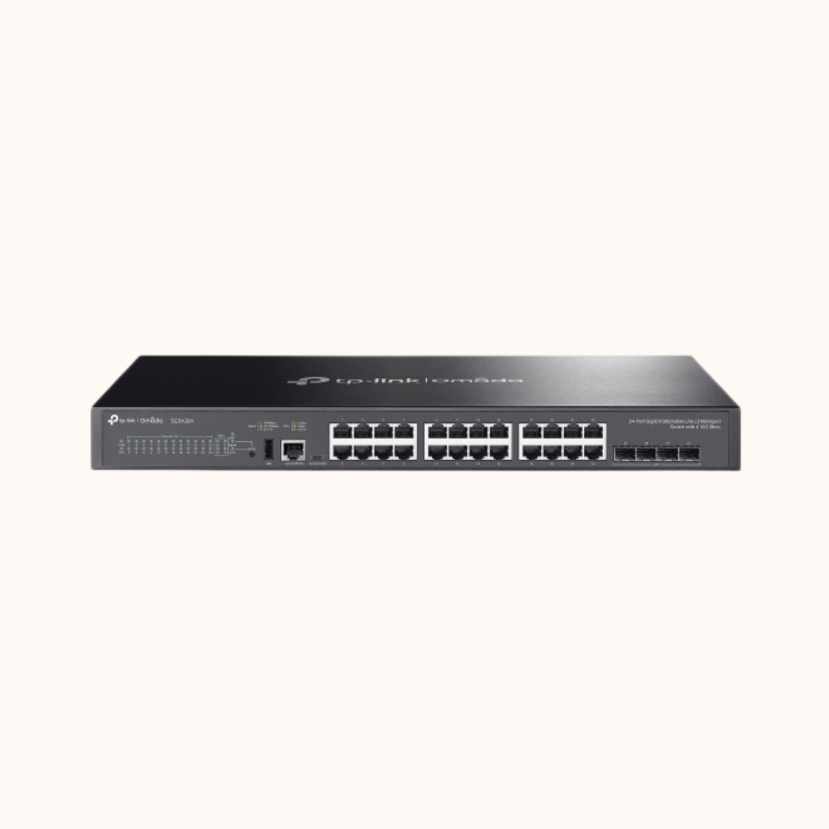 TP-Link Omada 8-Port 10GE SFP+ L2+ Managed Switch ,SX3008F