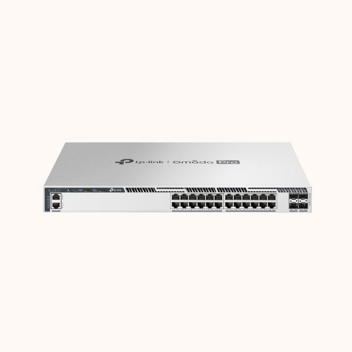 TP-Link Omada Pro 24-Port 2.5G Stackable L3 Managed Switch 4 25G Slots-S6500-24M4Y