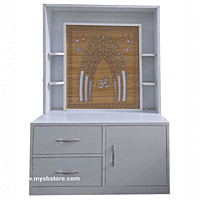 Om Mandir with Storage Space | Prime Wood Om Mandir with Storage Space | Prime Wood