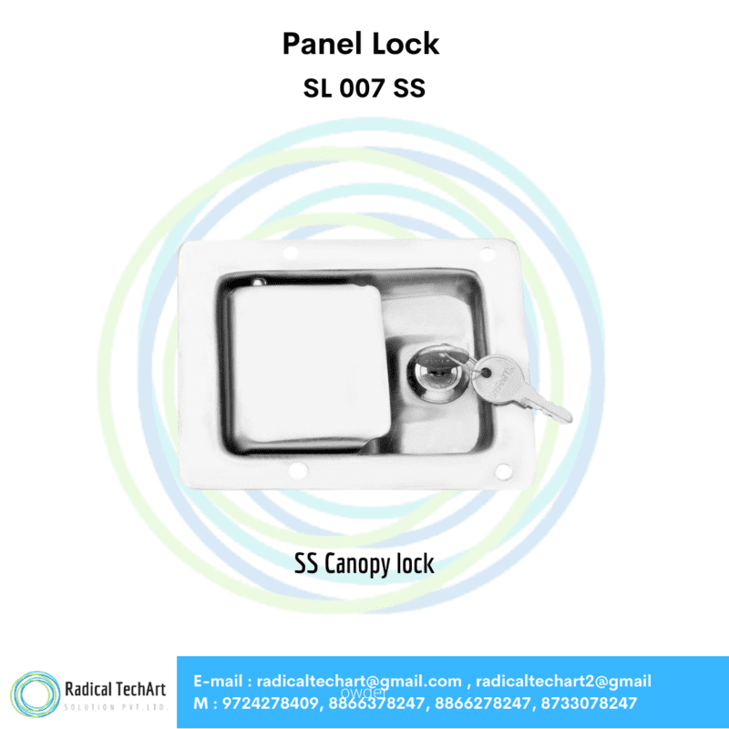 Panel Lock - SL 007 SS, SL 007 MS, SL 004 SS, SL 004 MS
