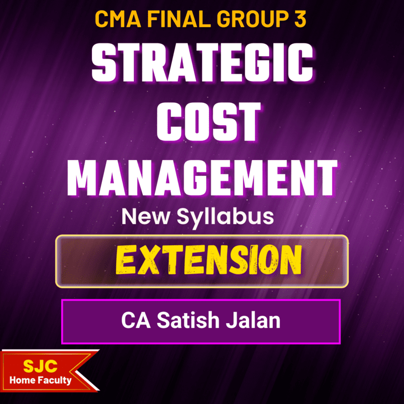 CMA Final Course Extension For - SCM (Group 3) CMA Final Course Extension For - SCM (Group 3)