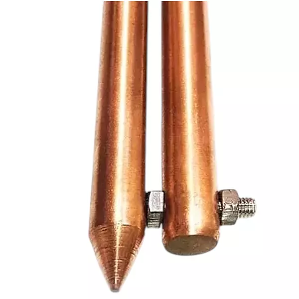 5 Feet - Copper Bonded Earth Rod (12mm - 100 Microns)