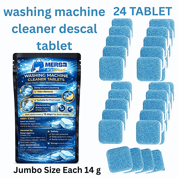 MERSA Ocean Washing Machine Cleaner & Descale Tablets MERSA Ocean Washing Machine Cleaner & Descale Tablets