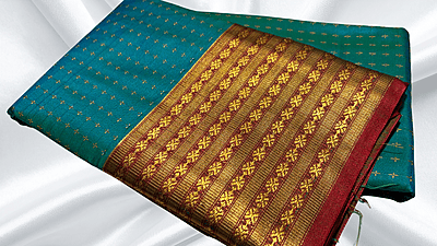 Jay Soft Silk Jari Saree - Green