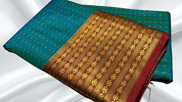 Jay Soft Silk Jari Saree - Green