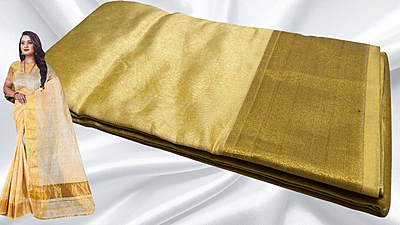 Tusser Silk Soft Sandal Saree Tusser Silk Soft Sandal Saree