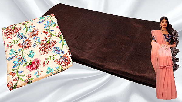 Soft Dermi Cool Cotton Saree - Dark Brown