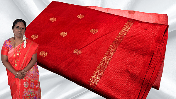 Kalakruti Mysore Soft Silk Saree - Red
