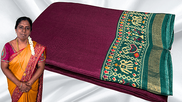 Navjivan Soft Classy Saree - Magenta