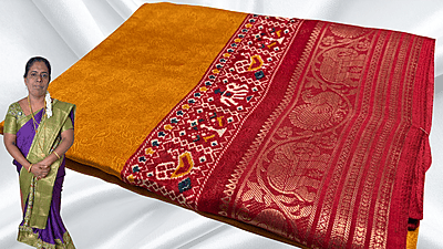 Rising Mysore Soft Silk Saree - Mustard Rising Mysore Soft Silk Saree - Mustard