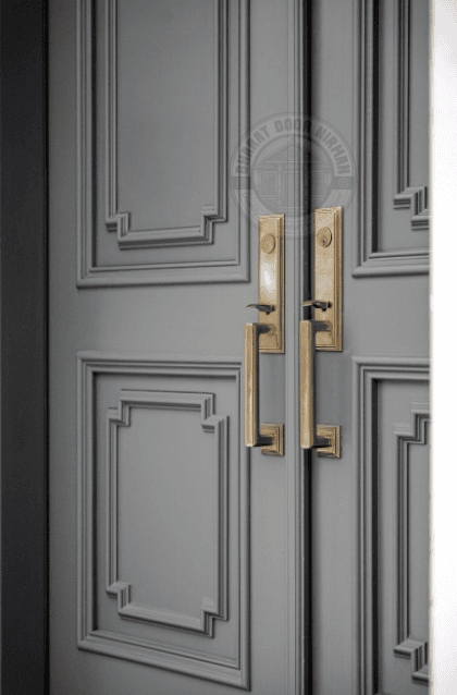 Classic Double Panel Door with PU Paint – luxury door