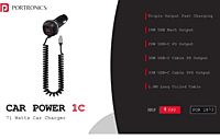 Car Charger Portronics