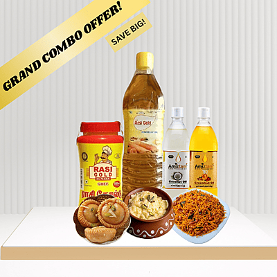 Family Festive Combo β Premium Ghee, Oils, and Traditional Sweets Family Festive Combo β Premium Ghee, Oils, and Traditional Sweets