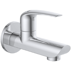CM-2503 Long Nose Bib Tap With Wall Flange