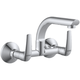 CM-2513 Sink Mixer With Swinging Spout With Connecting Legs With Wall Flange (Wall Mounted Model)