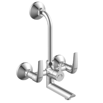 CM-2520 Wall Mixer 2 In 1 With Connecting Legs With Wall Flange