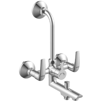 CM-2522 Wall Mixer 3 In 1 With Connecting Legs With Wall Flange