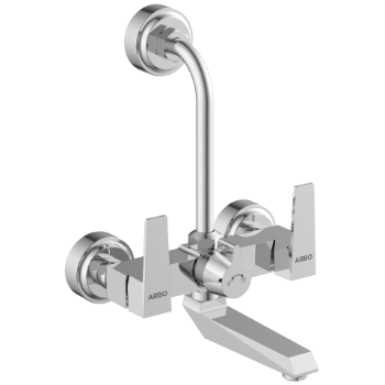 LV-2020 Wall Mixer 2 In 1 With Connecting Legs With Wall Flange