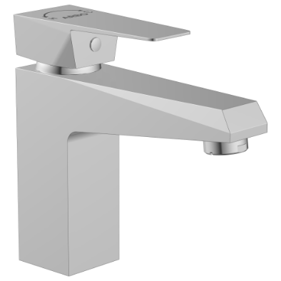 LV-2027 Single Lever Basin Mixer With Braided Hoses (Table Mounted Model)