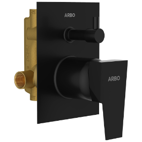 LV-MB-2052 High Flow Diverter Body With Upper Part Set (Matt Black)