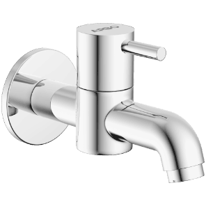 LX-1303 Long Nose Bib Tap With Wall Flange