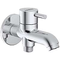 LX-1306 2 Way Bib Tap With Wall Flange