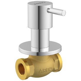 LX-1323 Concealed Stop Cock 15mm Body With Upper Part Set