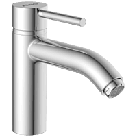 LX-1327 Single Lever Basin Mixer With Braided Hoses (Table Mounted Model)