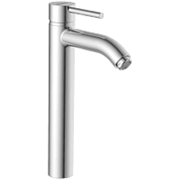 LX-1328 Single Lever Tall Basin Mixer With Braided Hoses (Table Mounted Model)