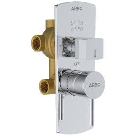 LX-1353 2 Inlet 3 Outlet High Flow Diverter Body With Upper Part Set