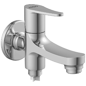 PR-2106-B 2 Way Bib Tap Dual Flow With Wall Flange
