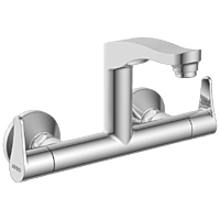 PR-2114 Sink Mixer With Swinging Spout With Connecting Legs With Wall Flange (Wall Mounted Model)