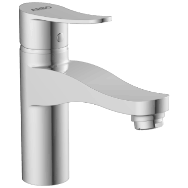 PR-2127 Single Lever Basin Mixer With Braided Hoses (Table Mounted Model)