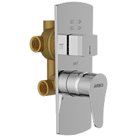 PR-2153 2 Inlet 3 Outlet High Flow Diverter Body With Upper Part Set