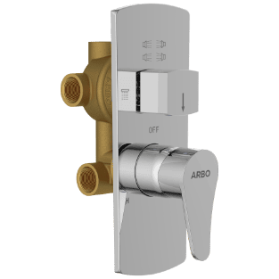PR-2153 2 Inlet 3 Outlet High Flow Diverter Body With Upper Part Set