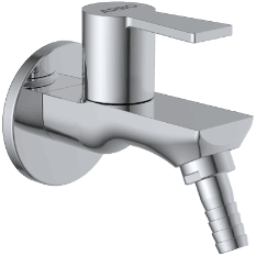 RL-617 Nozzle Bib Tap With Wall Flange (AC-17)