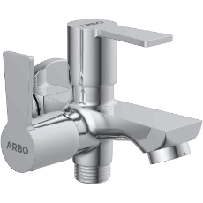 RL-4605 2 Way Bib Tap Side Handle With Wall Flange