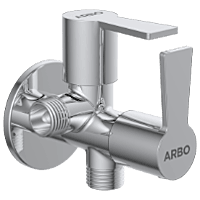RL-4607 2 Way Angle Cock With Wall Flange