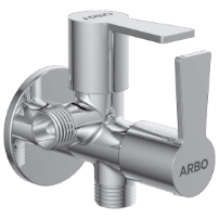 RL-4607 2 Way Angle Cock With Wall Flange