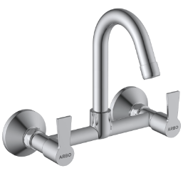 RL-4613 Sink Mixer With Swinging Spout With Connecting Legs With Wall Flange (Wall Mounted Model)