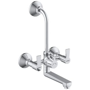 RL-4620 Wall Mixer 2 In 1 With Connecting Legs With Wall Flange