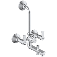 RL-4622 Wall Mixer 3 In 1 With Connecting Legs With Wall Flange