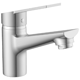 RL-4627 Single Lever Basin Mixer With Braided Hoses (Table Mounted Model)