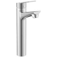 RL-4628 Single Lever Tall Basin Mixer With Braided Hoses (Table Mounted Model)