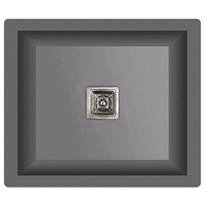 QS-26 Single Bowl Kitchen Sink 21" x 18" x 9" Inch Quartz Grey
