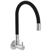 EL-1808 Sink Cock With Swinging Spout With Wall Flange (Wall Mounted Model)